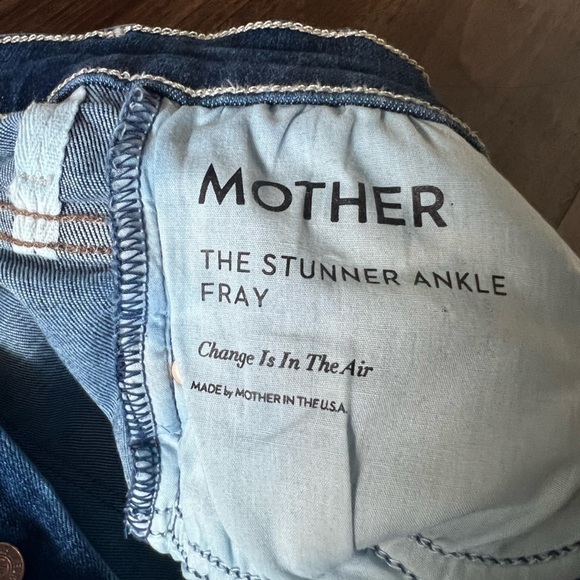 MOTHER The Stunner Ankle Fray in Change Is In The Air - Picture 11 of 13